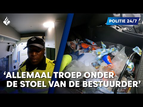 Politie 24/7 | Losse lading | Spijker in band | Verdovende middelen | Verkeerscontrole