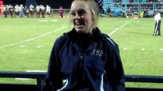 preview picture of video 'Cheerleaders Grangeville High School football Friday Nov 1 2013 vs  Nampa Christian 8'