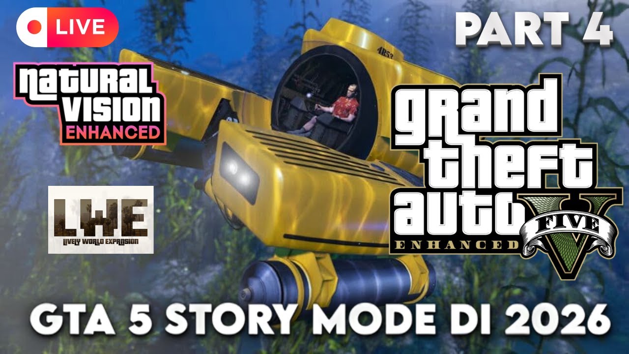[ GTA 5 ENHANCED ] Heist kapal Selam kah kita hari ini ???- Part 4