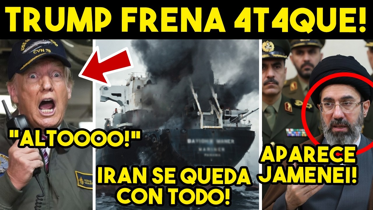 NO AGUANTO! TRUMP FRENA 4T4QUE, PIDE TREGUA. IRAN SE IMPONE, SE QUEDA CON ORMUZ. HOY