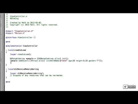 iOS App Dev 105: The Foundation Classes - 9. NSCoding