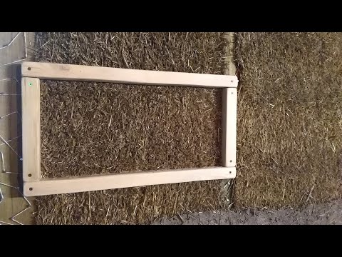 Strawbale Vlog 91 - okienko prawdy w domu z gliny i słomy