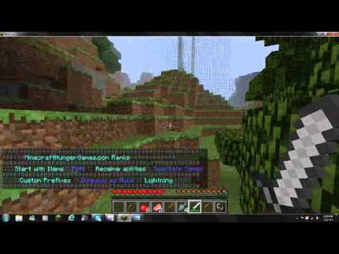 Minecraft Hunger Games w/Zombiehunter594 - Game 3 - Ouch!!! My foot