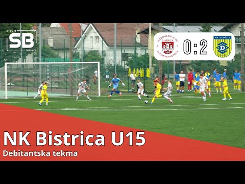 Debitantski nastop NK Mojstrovina Bistrica U15 v 1. ligi – poraz proti Domžalam