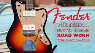 Video thumbnail for Fender Vintera II LE Road Worn '50s Jazzmaster - Loungingguitars by Lounging Guitars