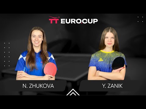 11:10 Nadiia Zhukova - Yulianna Zanik 01.09.2024 TT Euro.Cup Women Ukraine Star. TABLE 3