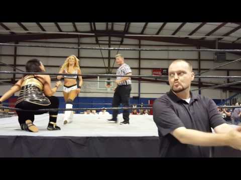 Amber O'neal Gallows VS Adriana WrestleMerica 5-15-16 Barnsville GA