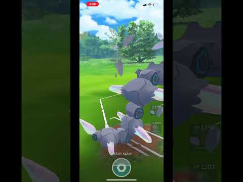 Mega steelix defeats grunt badly