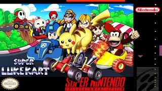 Super Luke Kart - Hack of Super Mario Kart [SNES] Ver. 2.50