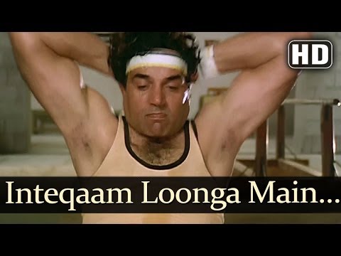 Inteqaam Loonga Apni Bauji Se (HD) - Main Inteqam Loonga Songs - Dharmendra - Reena Roy - S P Bala
