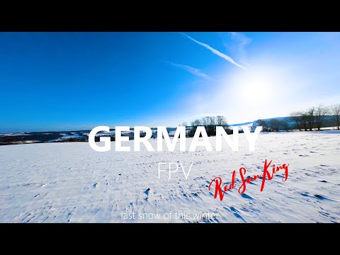 Cinematic FPV 4K | Last snow of winter | Hessen - Germany
