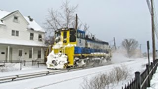 MTA LIRR: MP15AC #164 On Snow Patrol