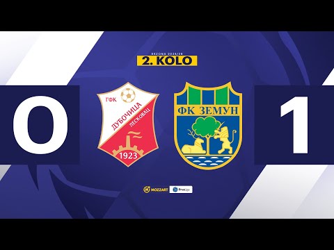 MBPLS 2025/26 - 2.Kolo: GFK DUBOČICA – ZEMUN 0:1 (0:1)