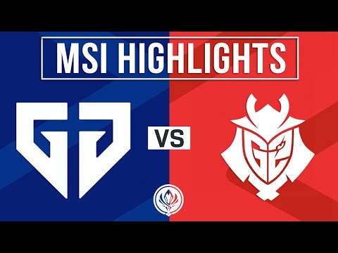 GEN vs G2 Highlights ALL GAMES | MSI 2025 Bracket Stage | Gen.G vs G2 Esports