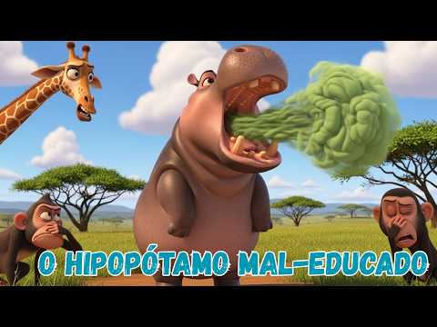 Hugo, the Rude Hippopotamus 😅 | He Learned to Be Polite in the Funniest Way!