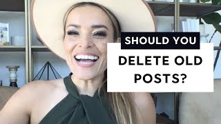 Should You Delete Old Instagram Posts? | Ask Me Anything