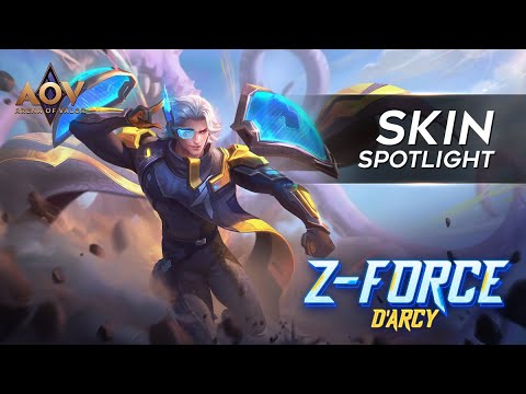 D'Arcy Z-Force Skin Spotlight - Garena AOV (Arena of Valor)