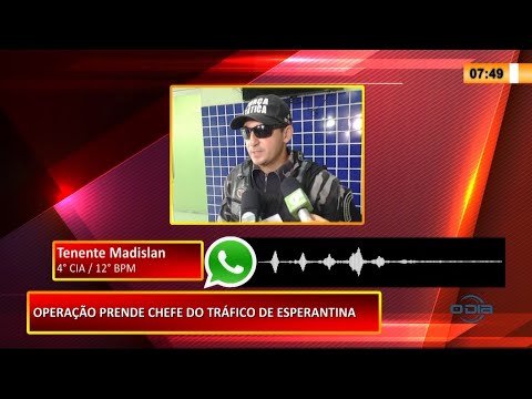 Operação prende chefe do tráfico de Esperantina 04 12 2020
