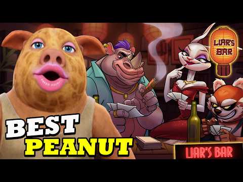 TheBurntPeanut Learns to Lie in Liar’s Bar With Friends | Laughing All Night
