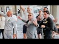 "GYPSY MAGIC IN THE AIR!" TYSON FURY HYPES UP BILLY JOE SAUNDERS! BOTH CHANT & SING AHEAD OF FIGHT