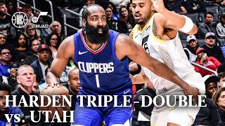 James Harden Triple-Double vs. the Jazz Highlights | LA Clippers