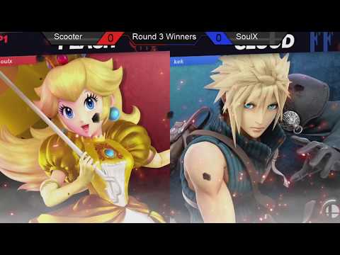 Smash Ultimate @ UCI #21 - SoulX (Peach, Daisy) vs Scooter (Cloud, Lucas) [WR3] -