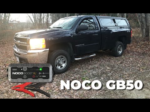 Noco GB50 Jump Starts Big V8 Truck