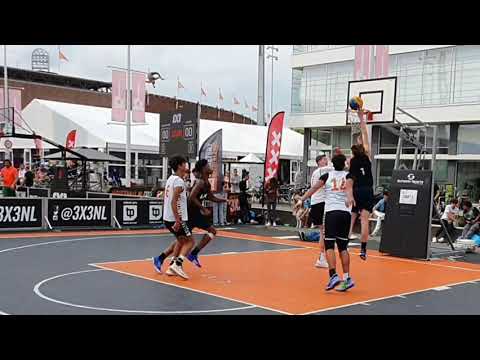 3x3 Finals Amsterdam, Max Pikaar, Timo George.
