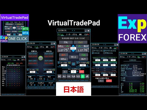 Video VirtualTradePad One Click Trading Panel
