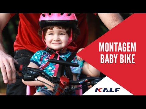 Vídeo - Cadeirinha Kalf Infantil Dianteira Baby Bike