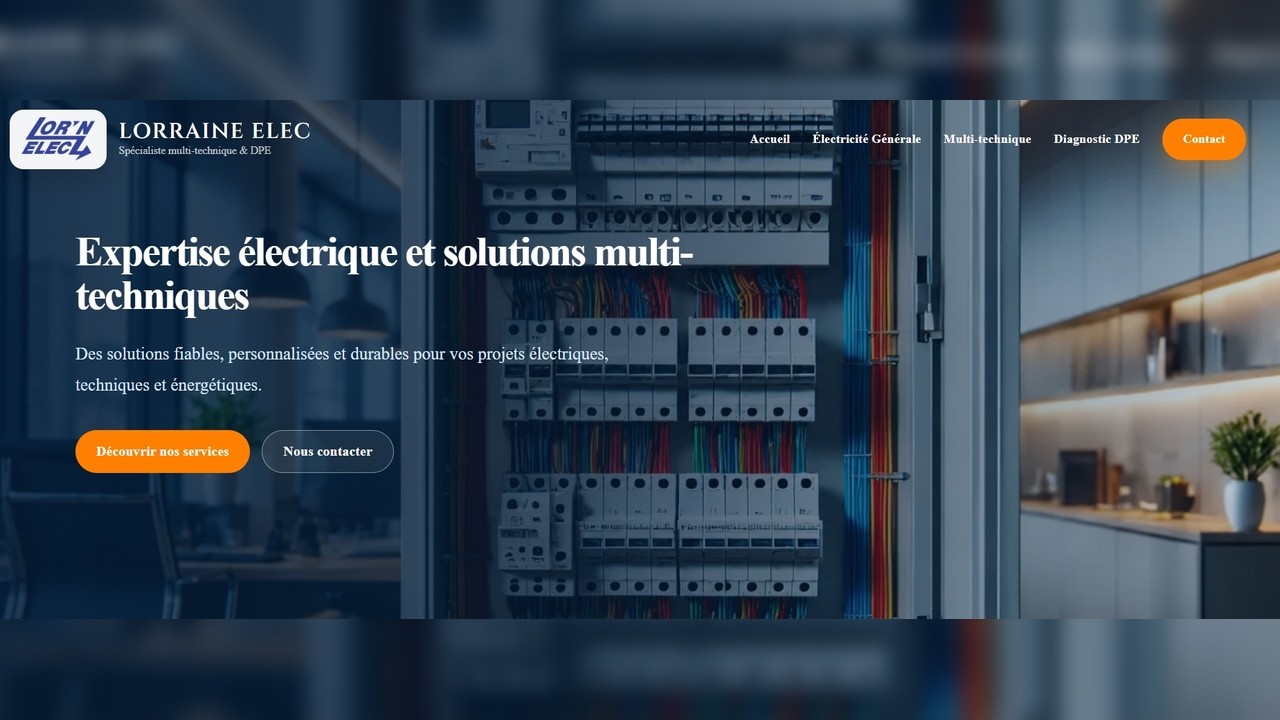 Aperçu vidéo d’un site vitrine professionnel