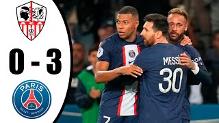 Ajaccio vs PSG 0-3 All Goals & Highlights 21/10/2022 HD