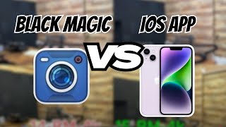 "Blackmagic Camera App vs. iOS 14 & 15: Clarity Test!"