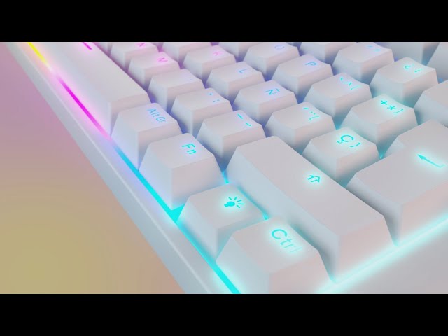 Energy Sistem ESG K7 Silent-Ninja Teclado Mecánico Gaming RGB Switch Red Blanco video