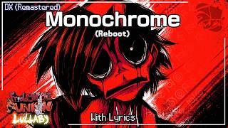 Cover art for Monochrome WITH LYRICS - Friday Night Funkin': Hypno's Lullaby (Reboot) Cover