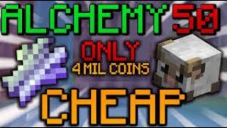 The SIMPLEST way to get alchemy 50 in Hypixel Skyblock
