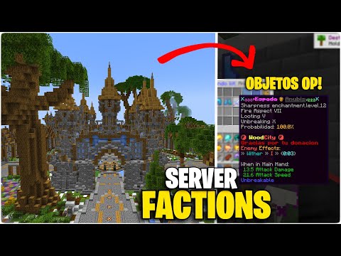 ⚔️ El Mejor SERVER SURVIVAL FACTIONS para Minecraft 1.9 - 1.17 | WoodCity