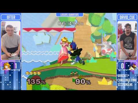 Star City Clash 2 SSBM - Iifter (Peach) Vs. David Cue (Falco) Losers Quarters