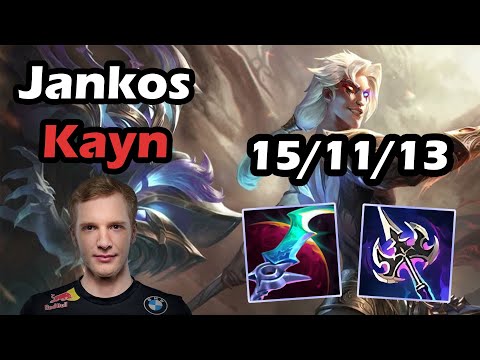 G2 Jankos Kayn jungle Full game - League of legends Patch 12.12