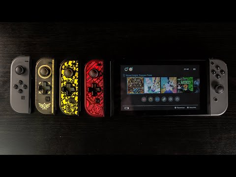 Видео № 0 из игры Nintendo Switch D-PAD контроллер (Zelda) (L) - (Б/У)