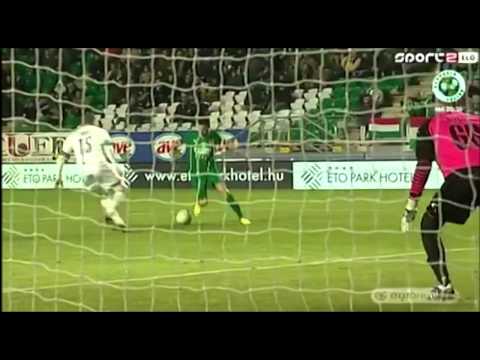 Andric Nemanja gólja a Győri ETO FC - Szombathelyi Haladás mérkőzésen