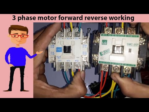 3 phase motor forward reverse working | Motor | forward motor | reverse motor