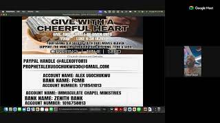 Online Prophetic Prayer Session With Prophet Alex.