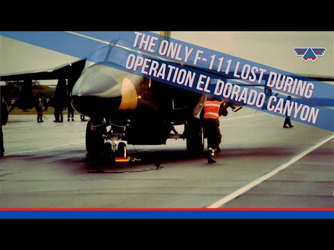 The only F-111 lost during Operation El Dorado Canyon