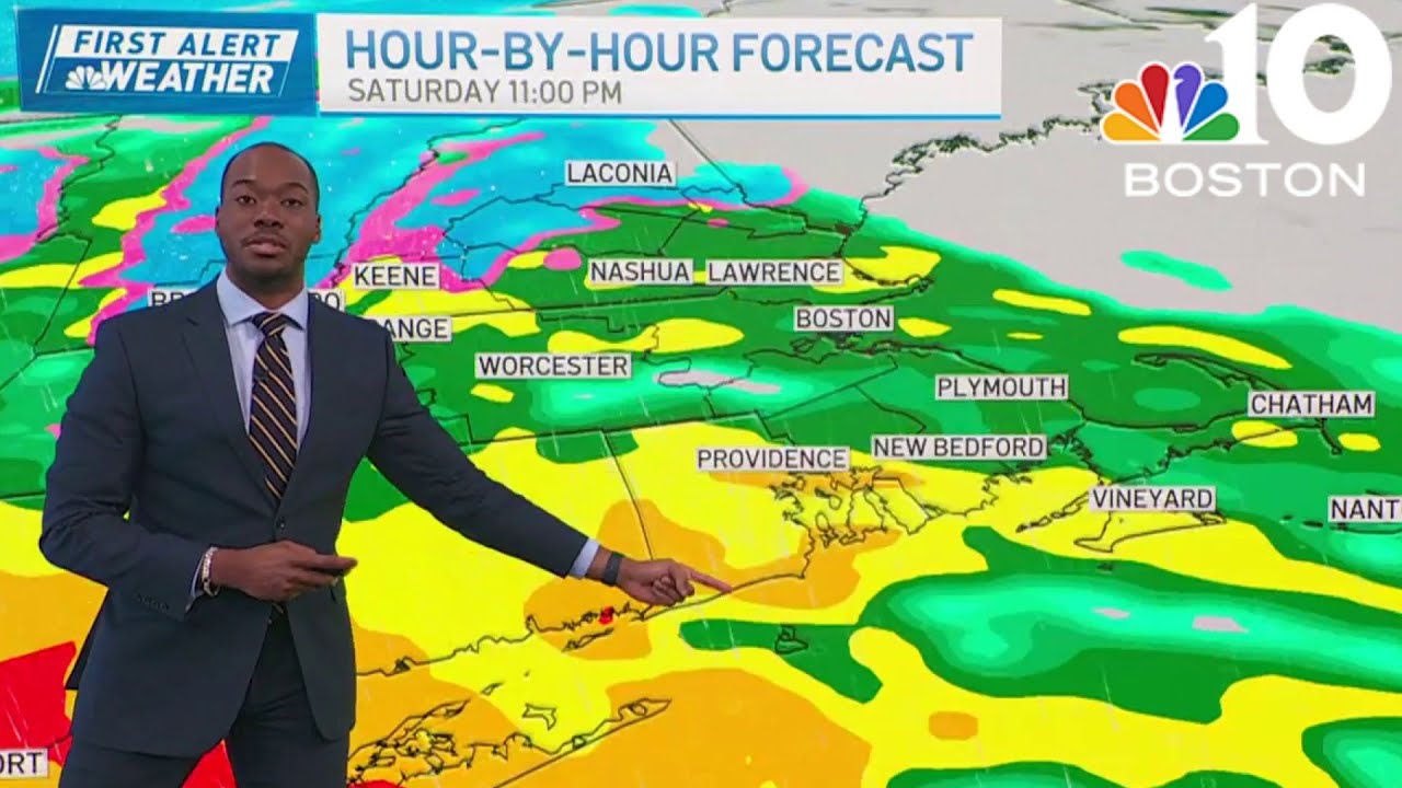 More clouds and rain in Boston's weekend forecast