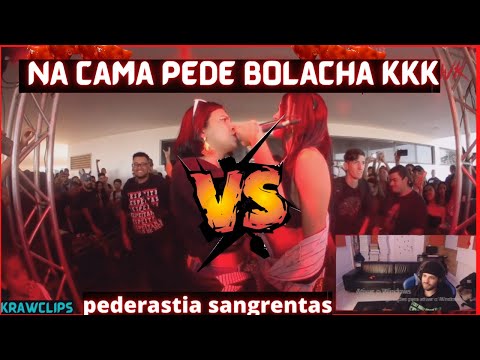 KRAWK-REAGINDO A Lya (RJ) vs Aline - TRETA NA RIMA ? - SERA QUE FOI PESSOAL ? Museu x SP x RJ 1 fase