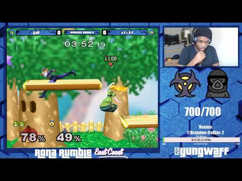 Rona Rumble: East Coast I | Llod (Peach) vs JFlex (Sheik)