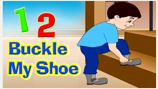 One Two Buckle My Shoe Nursery Rhyme with Lyrics I Counting Rhymes | Kids Songs, English Rhymes