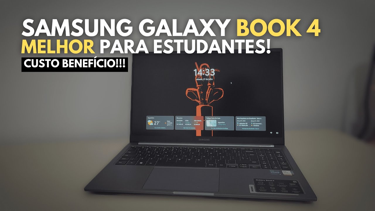 SAMSUNG GALAXY BOOK 4 | NOTEBOOK BARATO E ÓTIMO PARA ESTUDOS!!!