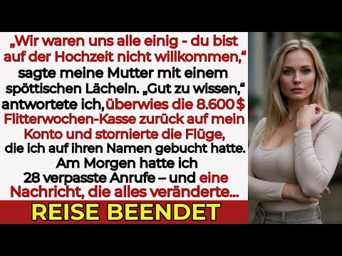 „Die ganze Familie war sich einig – du bist auf der Hochzeit nicht willkommen“, sagte meine Mutter…